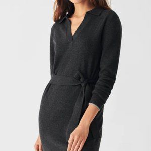 Faherty Jackson Sweater Dress - Ash Heather, M